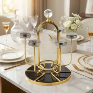 360° Rotating Premium Glass Holder Rack