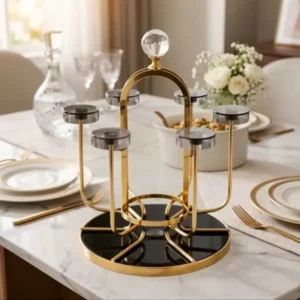 360° Rotating Premium Glass Holder Rack