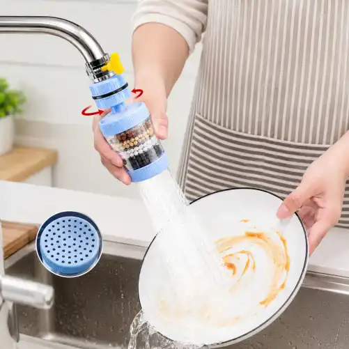 Kitchenery 360° Rotatable 6-Layer Faucet Filter - Image 2